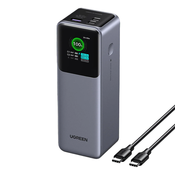 پاور بانک بی سیم مغناطیسی 10000 میلی آمپر ساعت MagFlow یوگرین با استاندارد Qi2.2 مدل PB773
