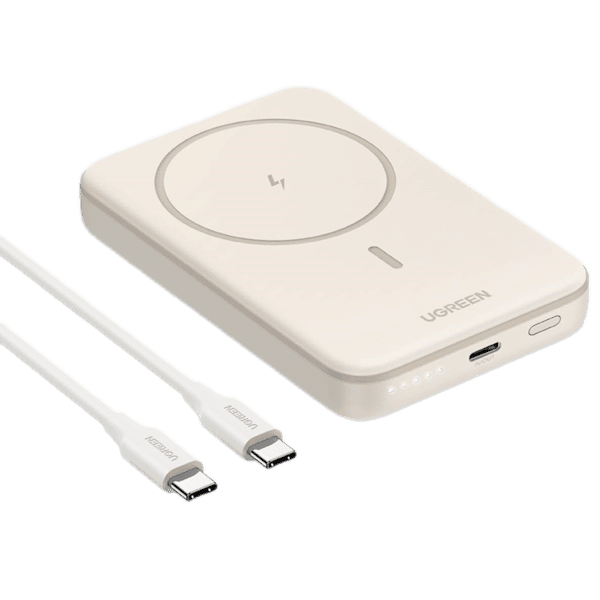 پاور بانک بی سیم مغناطیسی 20 وات و 10000mAh یوگرین مدل PB760 کد 35341