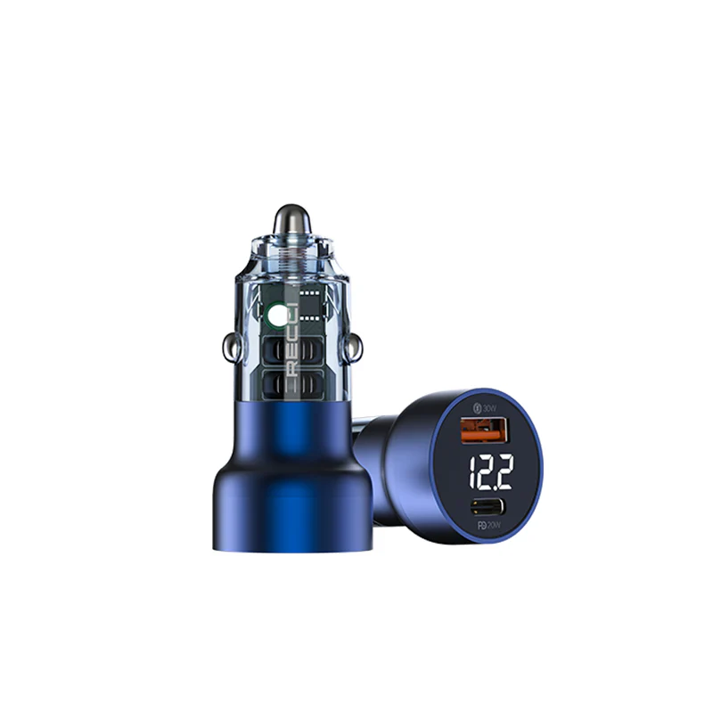 شارژر فندکی 50 وات RCC-N20 رسی (Recci RCC-N20 Journey Car Fast Charger)