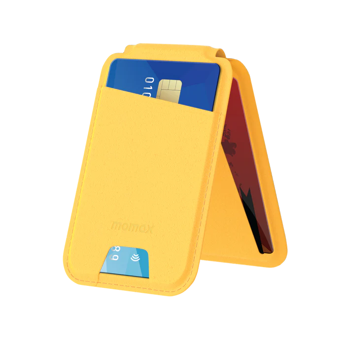 جا کارتی (نگهدارنده کارت) مگنتی 1-Wallet | Magnetic Card Holder With Stand با پایه مومکس (momax)