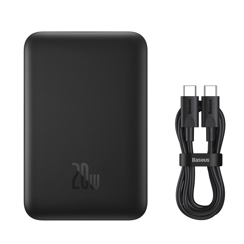 پاوربانک مغناطیسی فست شارژ 10000 بیسوس Baseus Magnetic Mini Wireless Power Bank 20W PPCX030001