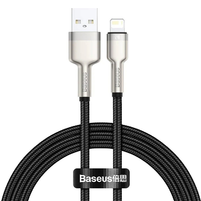 کابل تبدیل 0.25 متر USB به لایتنینگ بیسوس Cafule CALJK-01