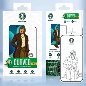 محافظ صفحه نمایش گرین مدل 3D Curved Pro مناسب برای گوشی موبایل اپل iPhone 14 Pro
