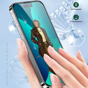 محافظ صفحه نمایش گرین مدل 3D Curved Pro مناسب برای گوشی موبایل اپل iPhone 14 Pro
