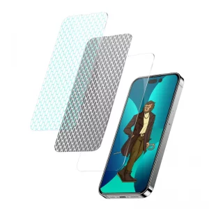 محافظ صفحه نمایش گرین مدل 3D Curved Pro مناسب برای گوشی موبایل اپل iPhone 14 Pro