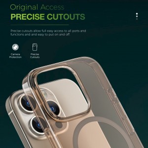 قاب‌ (گارد) مگ سیف دلگادو آیفون سری ۱۶ گرین Green Magsafe Delgado Case 16 Series