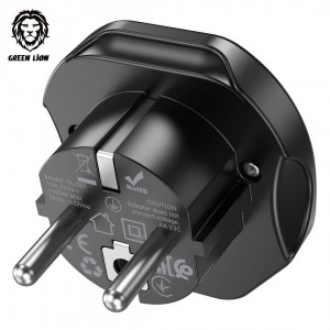 تبدیل برق سه به دو گرین لاین Green Lion Universal Conversion EU Plug 2