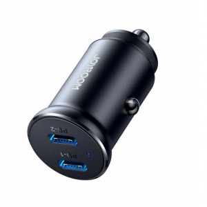 شارژر فندکی دو پورت 30 وات جوی روم مدل JR-CCN06
