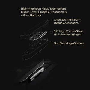 قاب نیلکین سامسونگ S25 Ultra مدل CarboProp Magnetic Precision Cutout Version