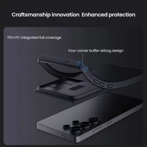 قاب نیلکین سامسونگ S25 Ultra مدل CamShield Pro