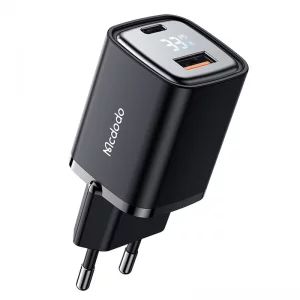 شارژر دیواری یو اس بی و تایپ سی مک دودو Mcdodo CH-1701 Digital Display Fast Charger