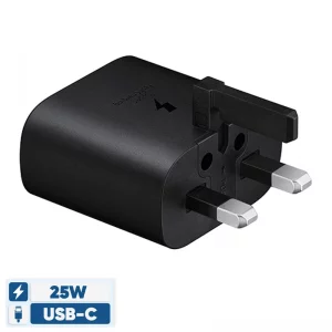 شارژر دیواری اورجینال سوپر فست 3 پین سامسونگ رو کارتنی 25 وات Samsung Charging Adapter 3pin EP-TA800