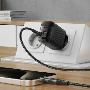 شارژر دیواری ایس فست ACEFAST A108 PD67W GaN Fast Charger توان 67 وات