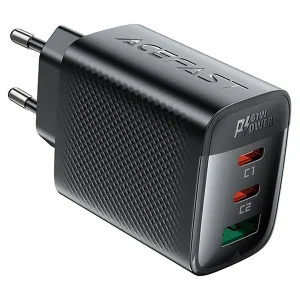 شارژر دیواری ایس فست ACEFAST A108 PD67W GaN Fast Charger توان 67 وات
