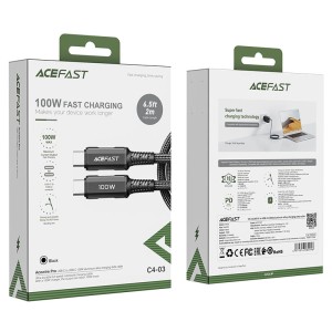 کابل Type-C به Type-C ایس فست ACEFAST C4-03 طول 2 متر توان 100 وات