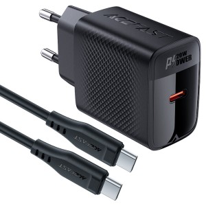 شارژر دیواری ایس فست ACEFAST A82 PD20W GaN Fast Charger توان 20 وات