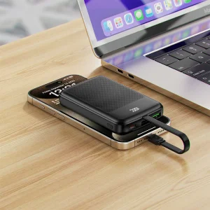 پاوربانک 10000 ایس فست ACEFAST M13 توان 22.5 وات همراه با کابل متصل