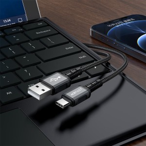 کابل Type-C ایس فست ACEFAST C1-04 طول 1.2 متر شدت جریان 3 آمپر