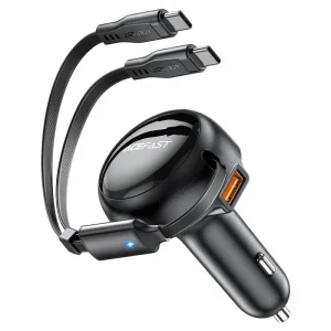 شارژر فندکی ایس فست ACEFAST B13 53W Fast Charger توان 53 وات همراه با کابل متصل
