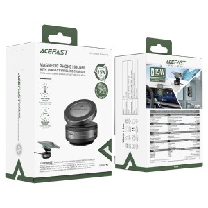 هولدر وکیوم دار برقی و شارژر وایرلس مگ سیف ایس فست ACEFAST E29