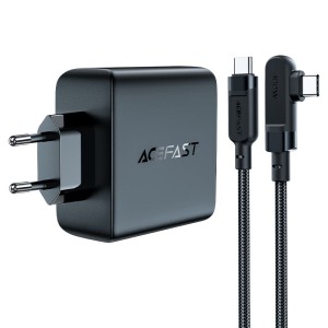 شارژر دیواری ایس فست ACEFAST A37 PD100W GaN Fast Charger توان 100 وات همراه با کابل