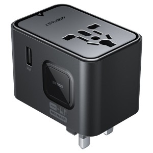 شارژر دیواری و مبدل برق ایس فست ACEFAST Z8 PD45W GaN Fast Charger توان 45 وات