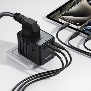 شارژر دیواری و مبدل برق ایس فست ACEFAST Z8 PD45W GaN Fast Charger توان 45 وات