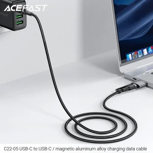 کابل Type-C به Type-C و MAG3 ایس فست ACEFAST C22-05 طول 1.2 متر توان 240 وات