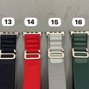 بند مدل Alpine Loop مناسب برای اپل واچ سری 1/2/3/4/5/6/7/8/SE/ULTRA سایز 42/44/45/49 میلی متری