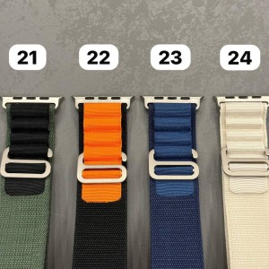بند مدل Alpine Loop مناسب برای اپل واچ سری 1/2/3/4/5/6/7/8/SE/ULTRA سایز 42/44/45/49 میلی متری
