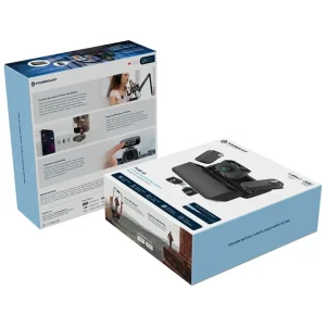 میکروفون بی سیم پاورولوژی Powerology Pure Q1 AI Noise-Cancelling Microphone PWS20BK
