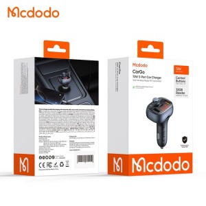 شارژر فندکی 72 وات و پخش کننده بلوتوث مک دودو Mcddodo Car Charger And FM Transmitter CC-5950