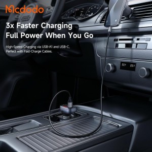 شارژر فندکی 72 وات و پخش کننده بلوتوث مک دودو Mcddodo Car Charger And FM Transmitter CC-5950