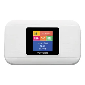 مودم جیبی پرودو Porodo Nexfi 4g LTE Portable WiFi Router PDM603WH