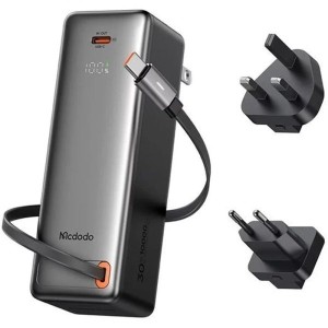 پاوربانک 10000 و آداپتور شارژ 30وات مک دودو Mcdodo 3-in-1 Power Bank MC-3181