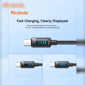 کابل شارژ دو سر تایپ سی 240 وات مک دودو Mcdodo Cab Vision Cable CA-0350