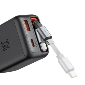آداپتور دو پورت 35وات با کابل جمع شونده تایپ سی مک دودو Mcdodo FreeGO Charger CH-1280