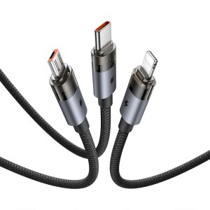 کابل شارژ سه سر 6 آمپر مک دودو Mcdodo Transparent Cable CA-7150