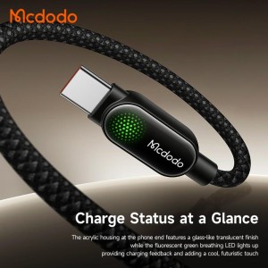 کابل شارژ دو سر تایپ سی 100 وات 1.2 متر مک دودو Mcdodo LightSync Cable CA-5620