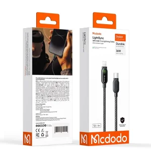 کابل شارژ تایپ سی به لایتنینگ 1.2 متر مک دودو Mcdodo LightSync Cable CA-5390