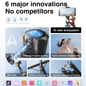 مونوپاد و سه پایه با قابلیت ردیابی 360 درجه رتاکو Rtako AI Follow-UP TT07 Diudiu Pole