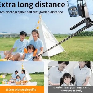 سه پایه و مونوپاد گیمبال شاتر دار رتاکو Rtako 1.8M Selfie Stick With Gimbal Q052