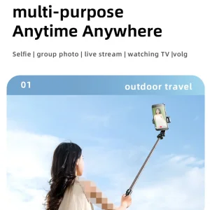 سه پایه و مونوپاد شاتر دار رتاکو Rtako Mini Clip Selfie Stick Q10R