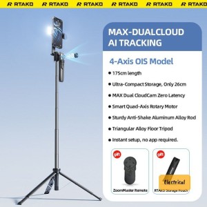 مونوپاد و سه پایه با قابلیت ردیابی 360 درجه رتاکو Rtako selfie stick AI-M18