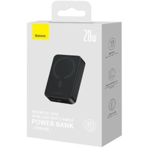 پاوربانک بیسوس مدل MAGNETIC MINI 20W ظرفیت 20000 میلی آمپر ساعت