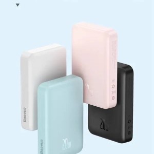 پاوربانک بیسوس مدل MAGNETIC MINI 20W ظرفیت 20000 میلی آمپر ساعت