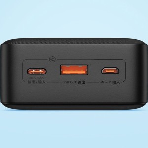 پاوربانک بیسوس مدل Airpow 20W ظرفیت 30000 میلی آمپر ساعت