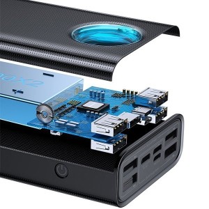 پاوربانک باسئوس مدل AMBLIGHT ظرفیت 30000 میلی آمپر ساعت