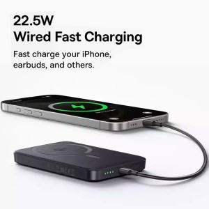 پاور بانک 10000 وایرلس باسئوس Baseus مدل E0028500 توان 22.5 وات