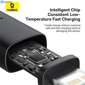 کابل تبدیل USB-C به لایتنینگ بیسوس مدل Dura Series 20W طول 2 متر